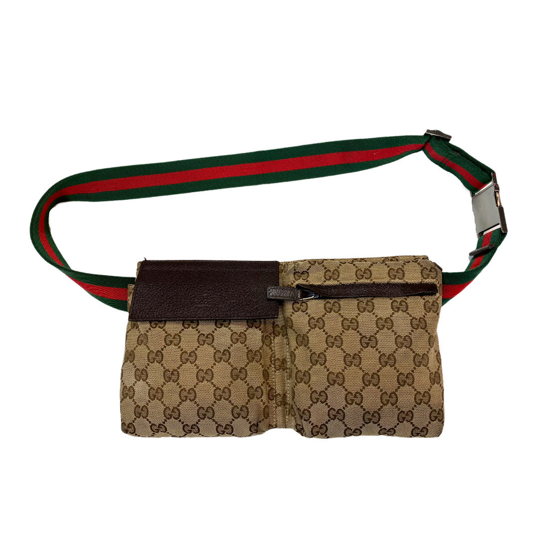 gucci monogram belt bag