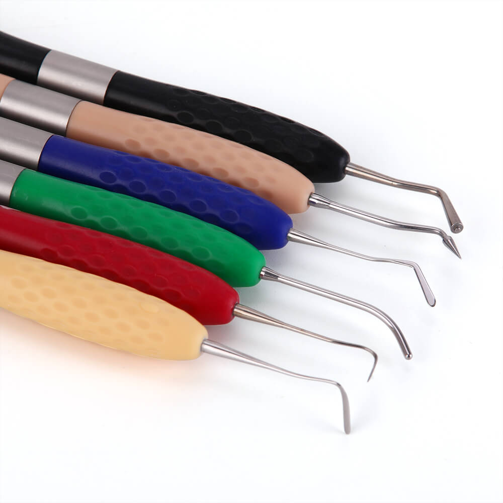 Dental Tools Composite Resin Filling Spatula Titanium Plated Head Fill