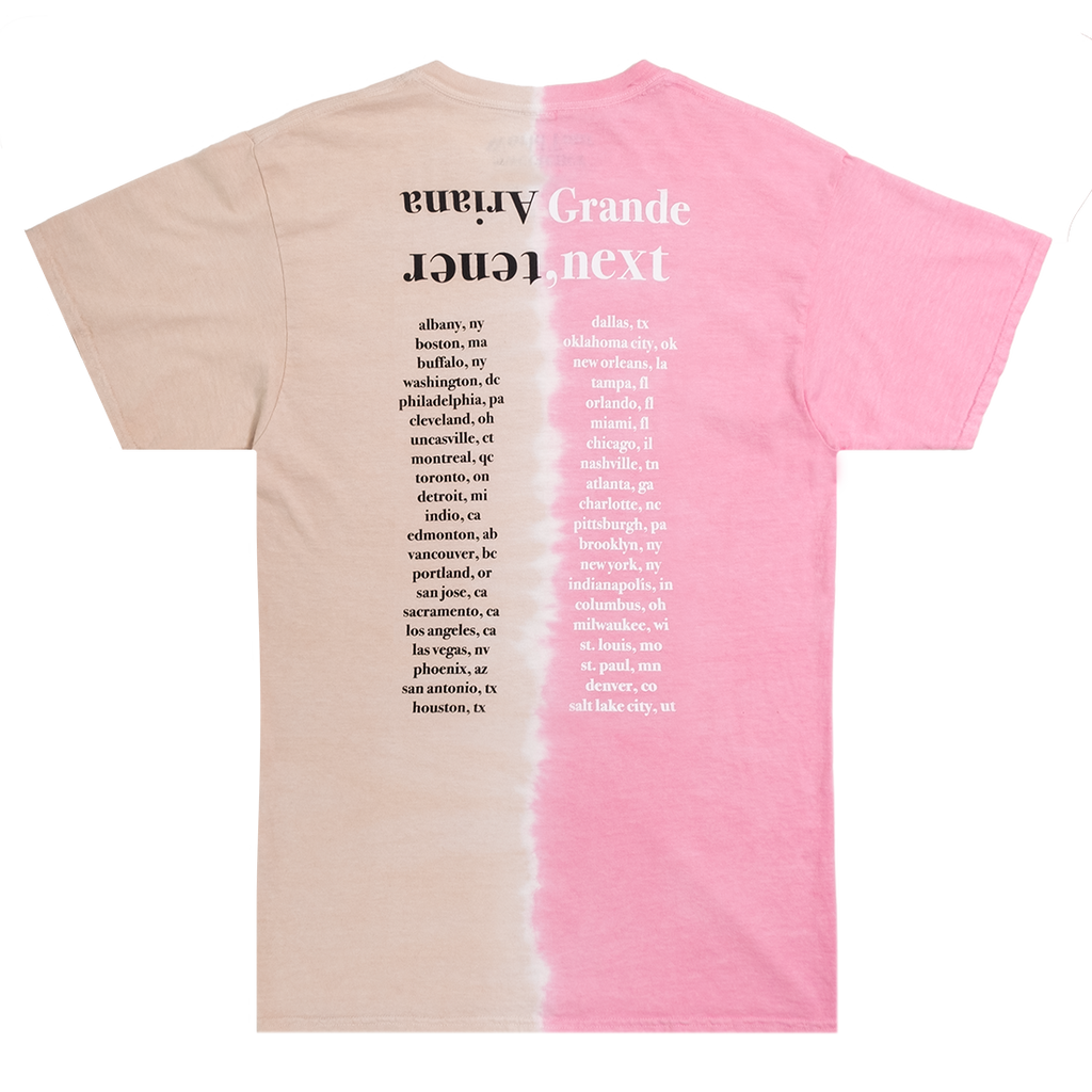 Sweetener World Tour Split T Shirt Ariana Grande Shop