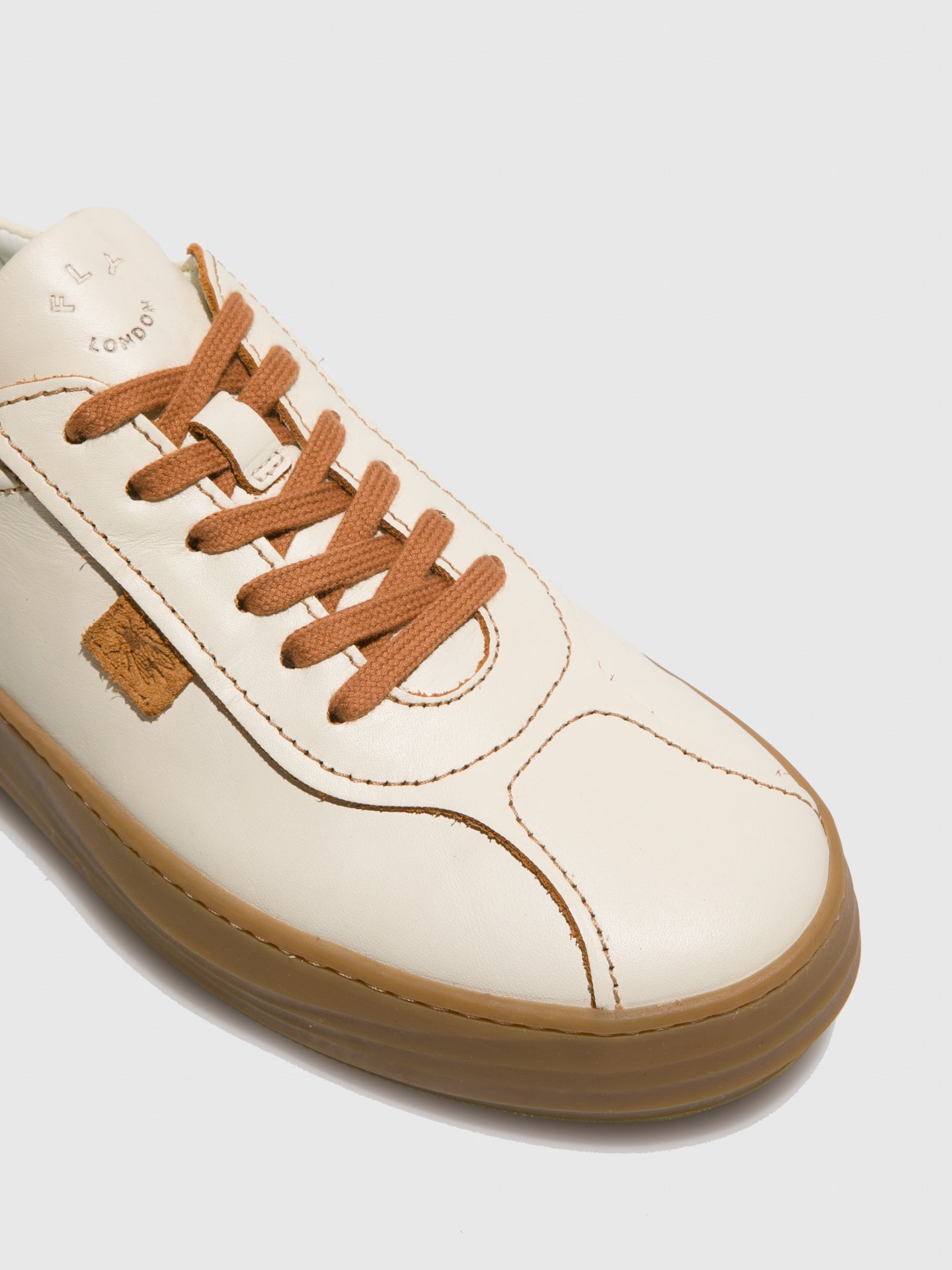 Wheat Lace-up Trainers - Overcube