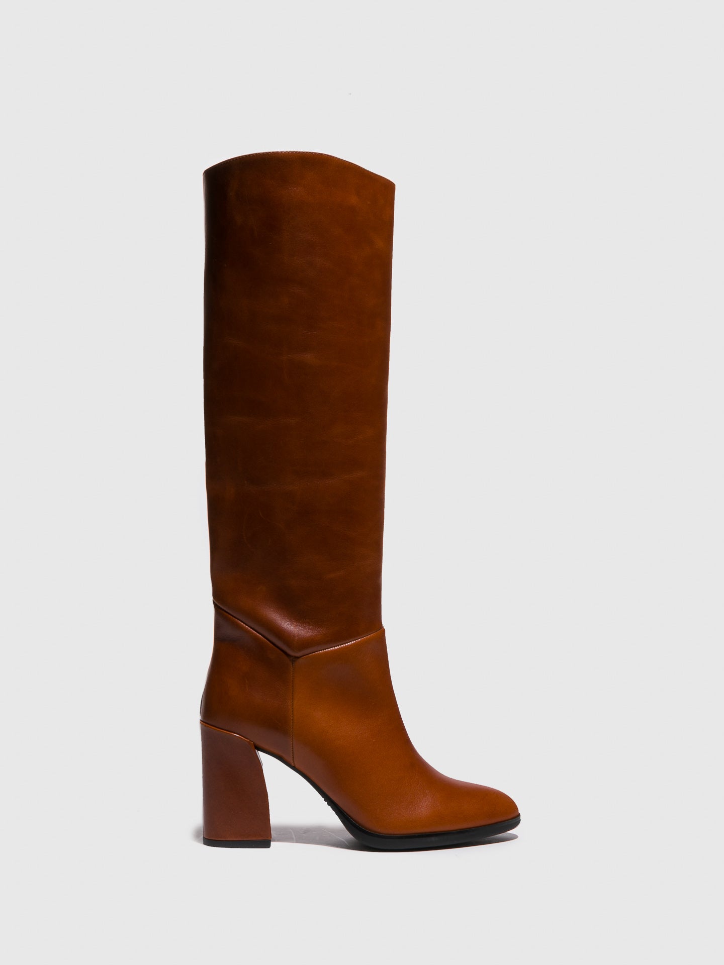 Camel Knee-High Boots - Overcube