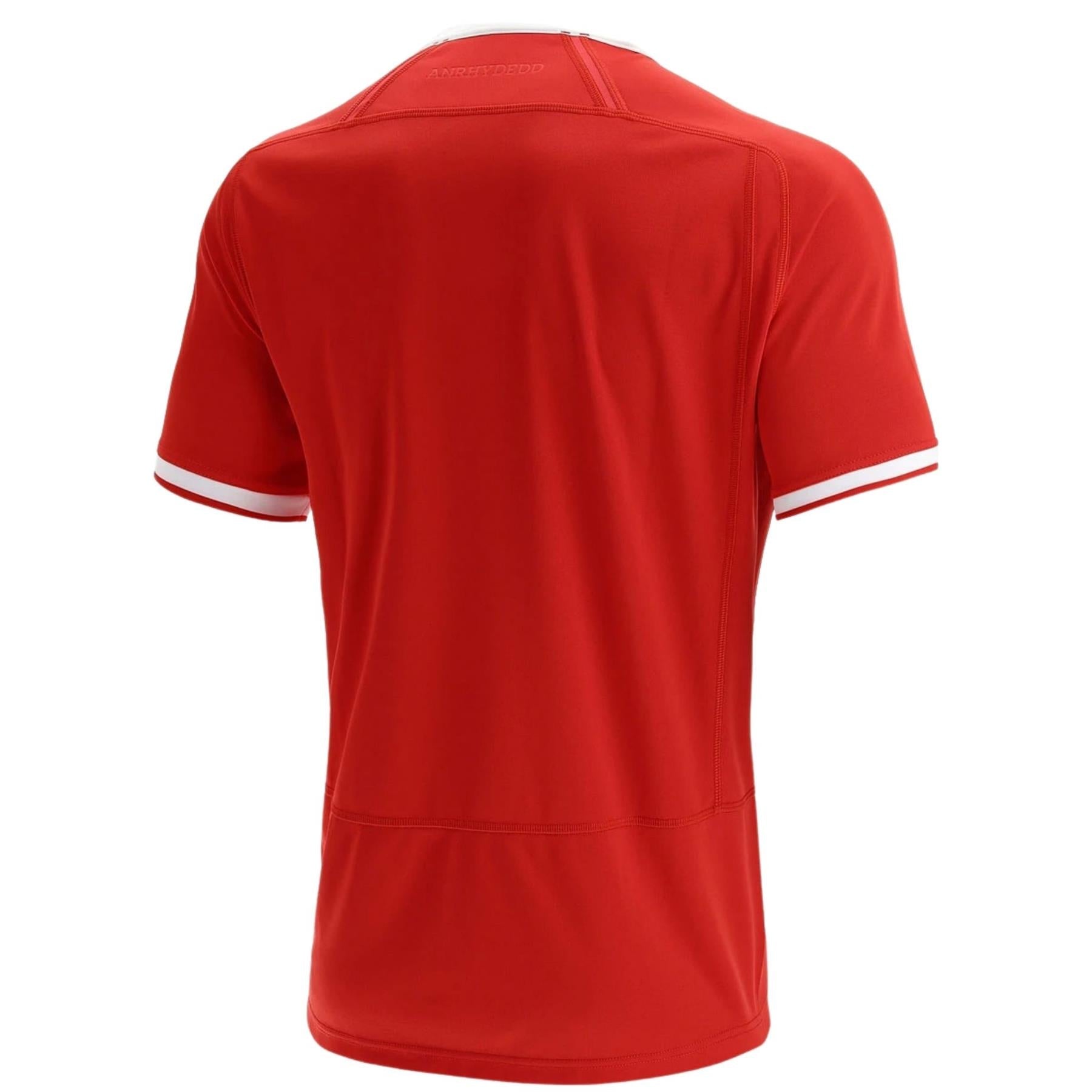 Macron Wales Rugby Mens Home Replica Shirt | Red | 2021/23