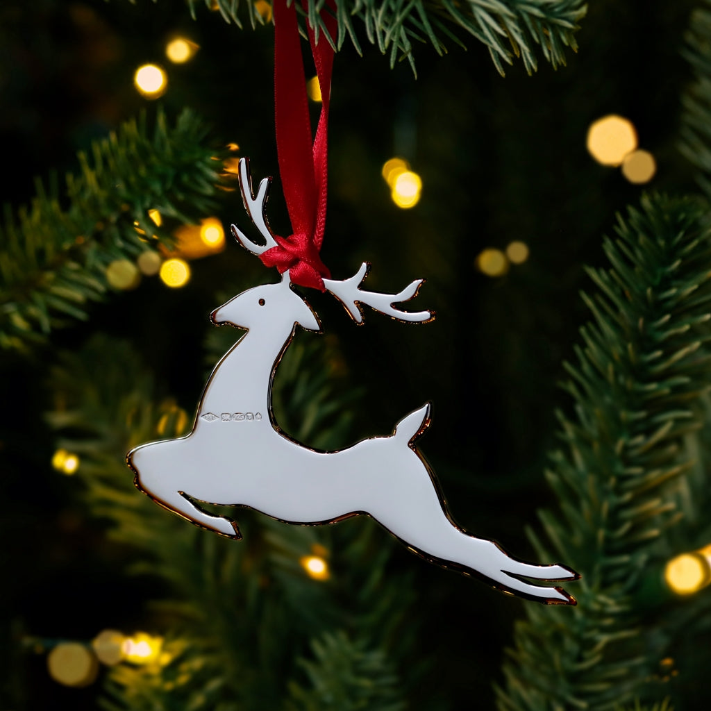 Prancer Reindeer Sterling Silver Christmas Ornament – Braybrook & Britten