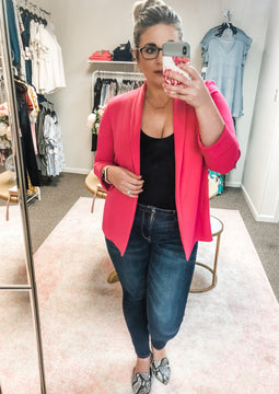 Fashion Blazer - Hot Pink