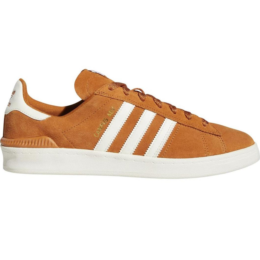 Campus ADV Shoes in Tech Copper / Chalk White / Gold Metallic by Adidas ...