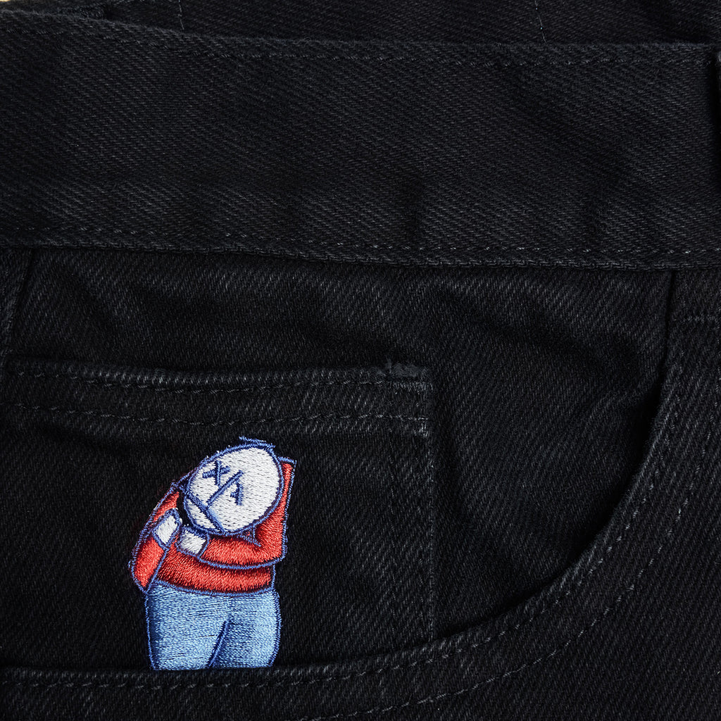 Big Boy Jeans in Pitch Black by Polar Skate Co | Bored of Southsea