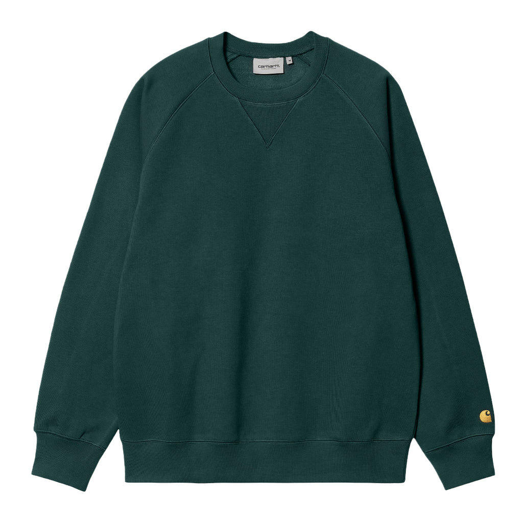 Chase Sweatshirt in Botanic / Gold by Carhartt WIP | Bored of Southsea