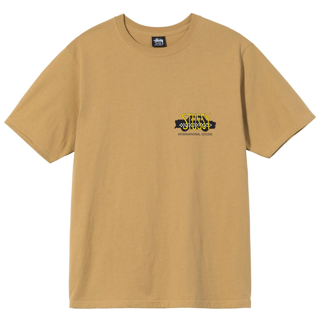 Stussy Taxi Cab T Shirt in Khaki by Stussy | Bored of Southsea