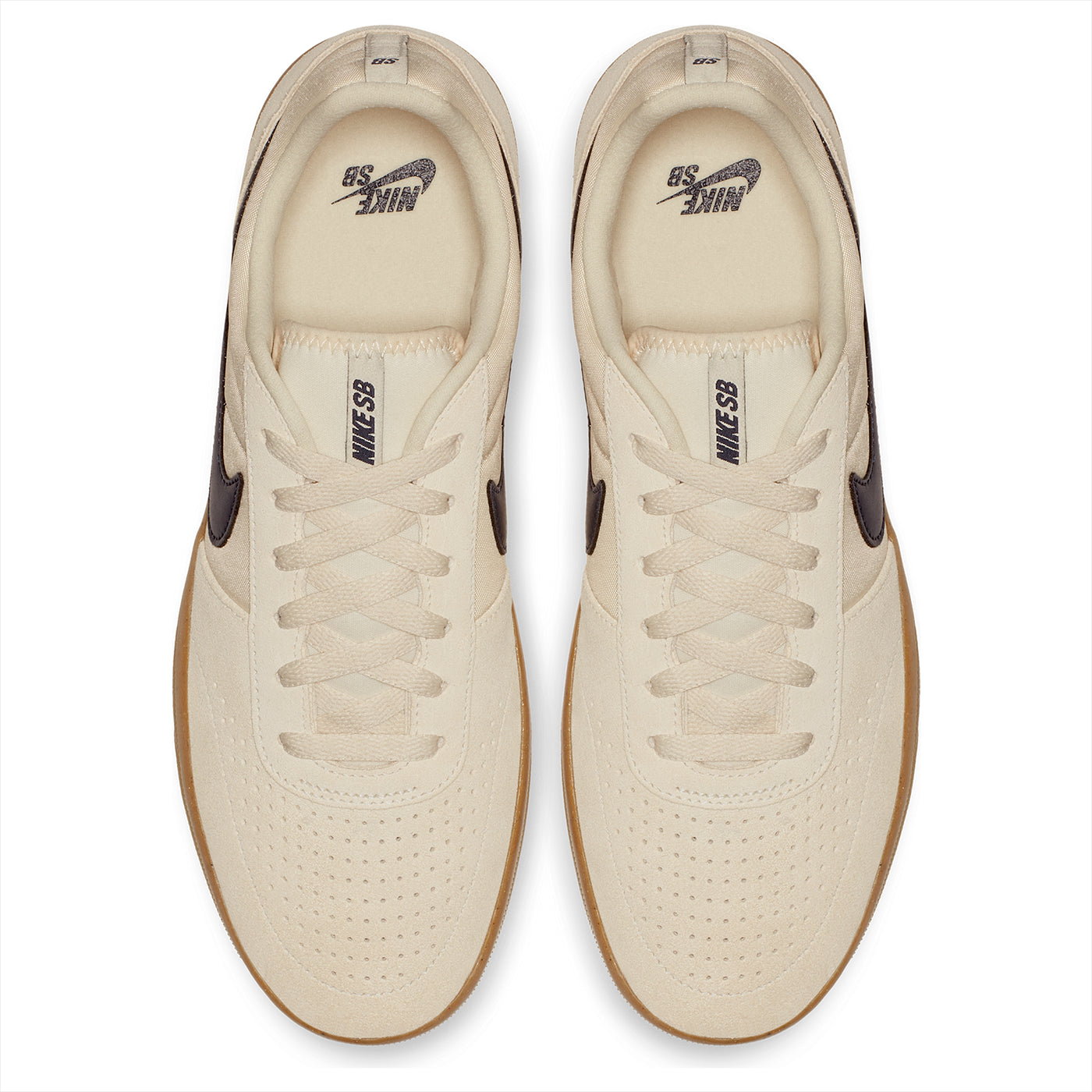 nike sb team classic light cream & obsidian mens shoes