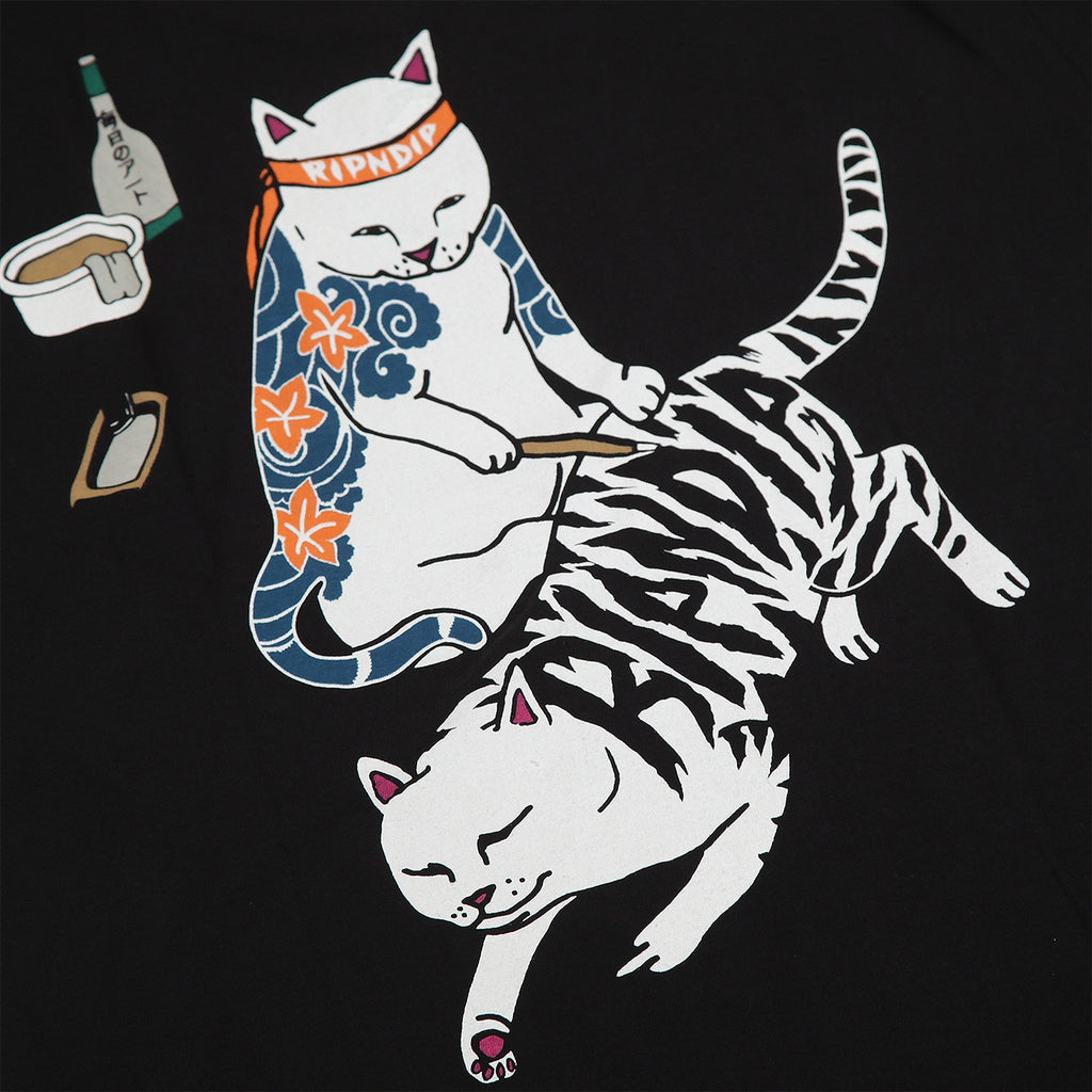 Tattoo Nermal T Shirt in Black by RIPNDIP | Bored of Southsea