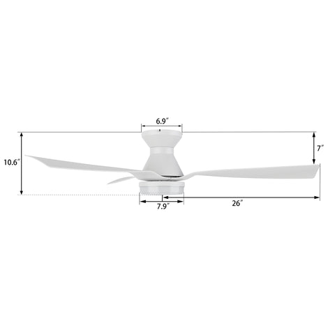 Smafan Laurin remote ceiling fan Specification