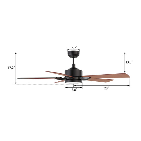 SmaFan-Sheffield-56-inch-10-speeds-Reversible-DC-Ceiling-Fan-with-Alexa
