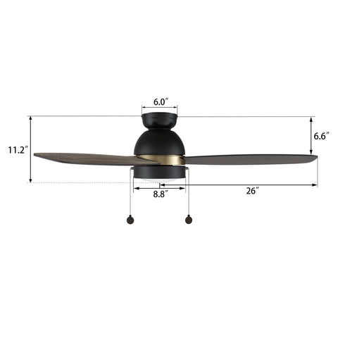 Smafan-Carro-Troyes-52-inch-dark-wood-Ceiling-Fan-Pull-Chain