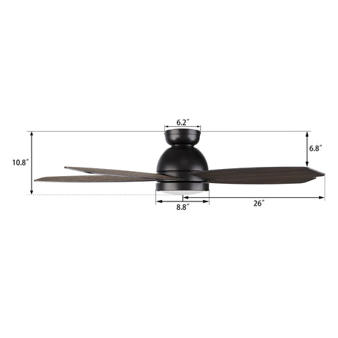 SmaFan-Povjeta-remote-ceiling-fan-specification