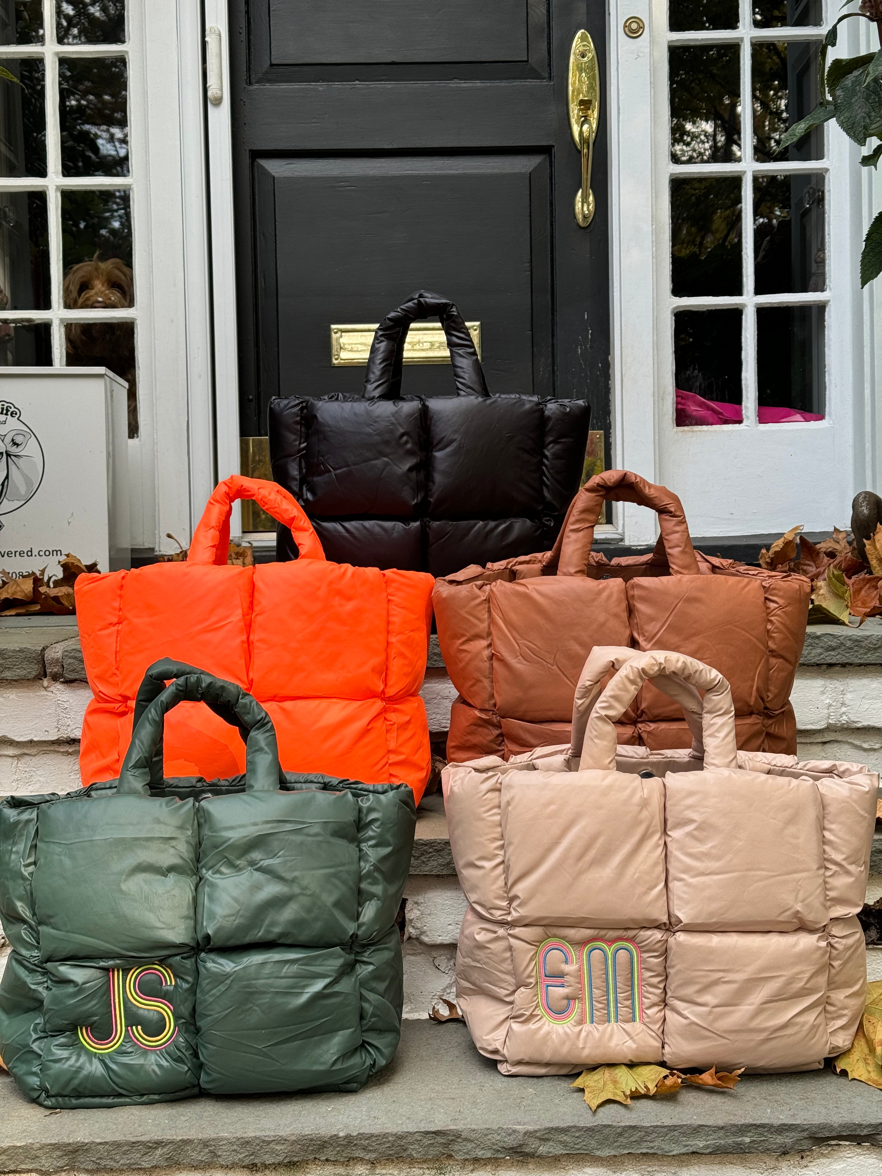 Personalized Puffer Tote