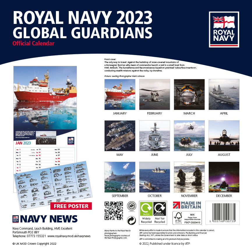 Navy News Calendar 2023 Online Calendar Shop