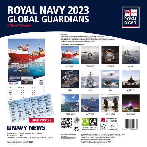 Navy News Calendar 2023 – Online Calendar Shop
