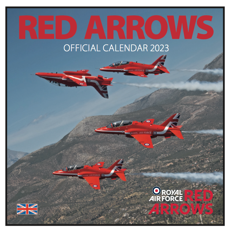 Official Red Arrows 2023 Calendar with free poster. Order now. Online