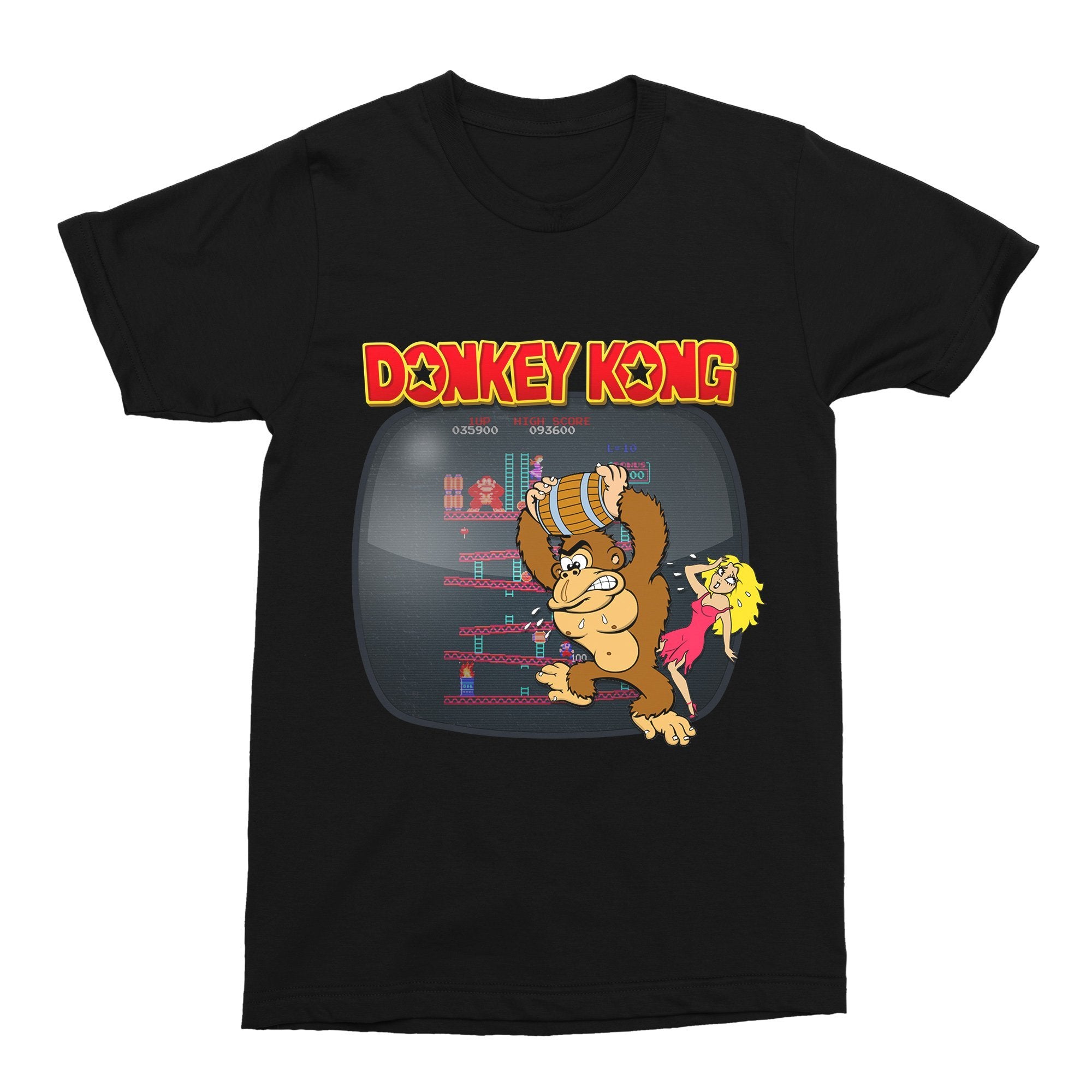 Donkey Kong Retro 80s Gaming Unisex Vintage Throwback T Shirt Timeless Tees