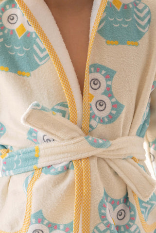 owl bathrobe for children