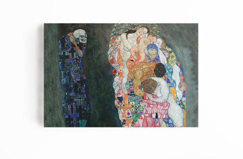 Life And Death by Gustav Klimt