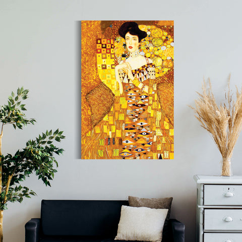Lady In Gold Dress- Gustab Klimt