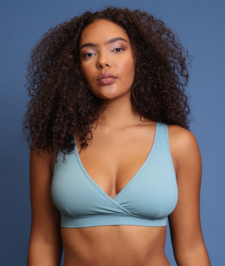 Fancy Summer Crossover Rib Bralette