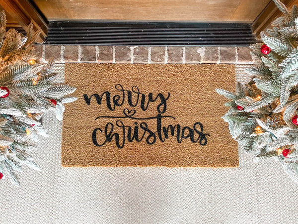 Rubber-Cal Happy Holidays to All A Christmas Doormat 15mm x 18 x 30