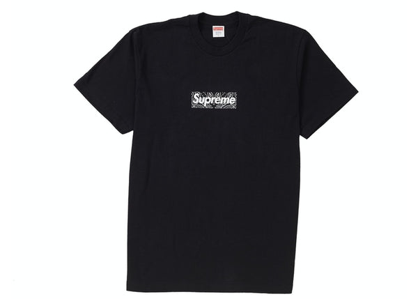 Supreme Bandana Box Logo Tee 'Heather Grey' GOAT