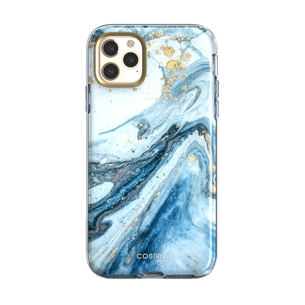 iPhone 11 Pro Max Cosmo Case-Marble Blue | i-Blason