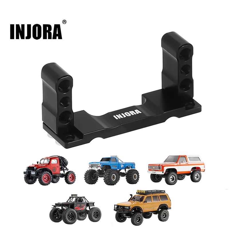 INJORA Aluminum Adjustable Servo Mount For Stock FMS FCX18 FCX24