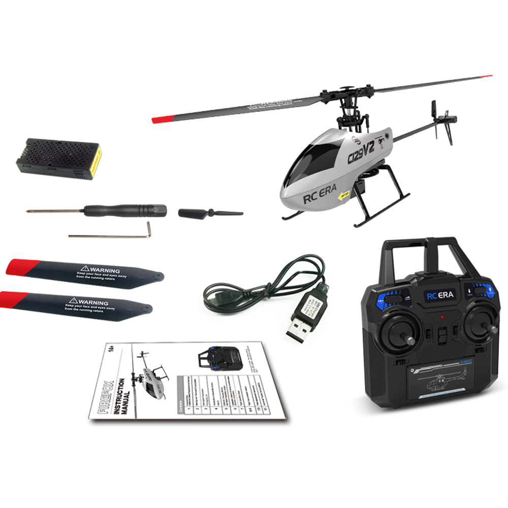 YuXiang C129 V2 4CH Flybarless Micro RC Helicopter w/ 6-Axis Gyro and ...