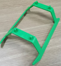 Goosky S2 - Plastic Landing Gear - Green