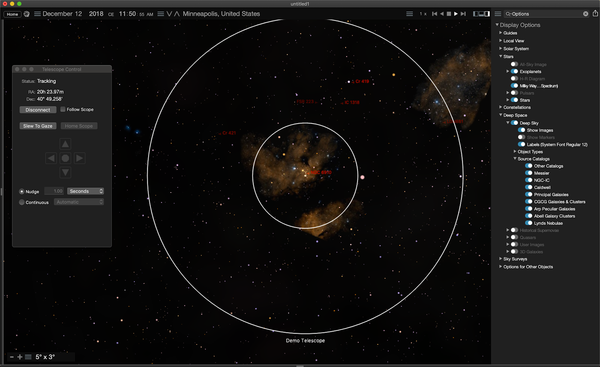 starry night pro 8 caldwell observing list