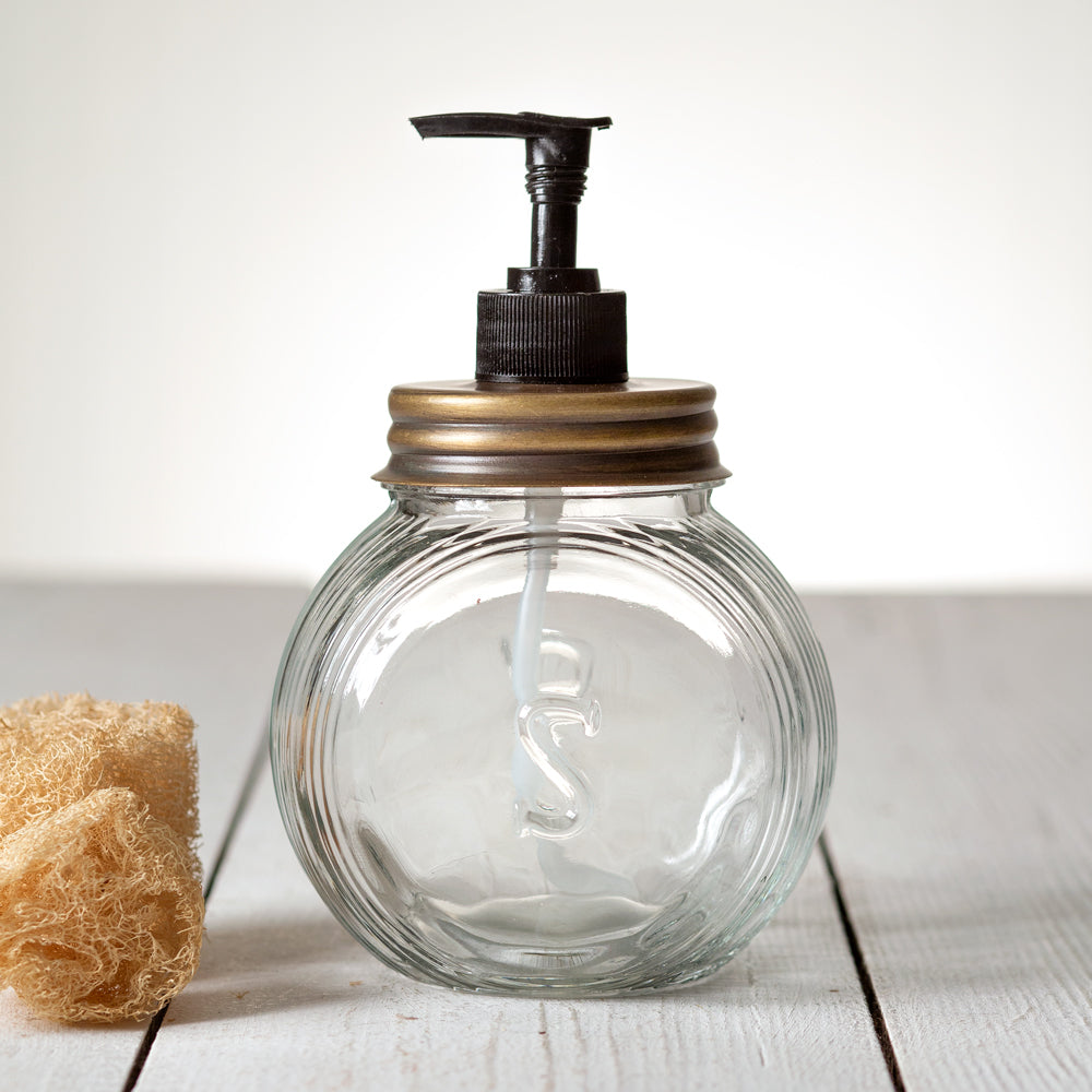 antique soap dispenser