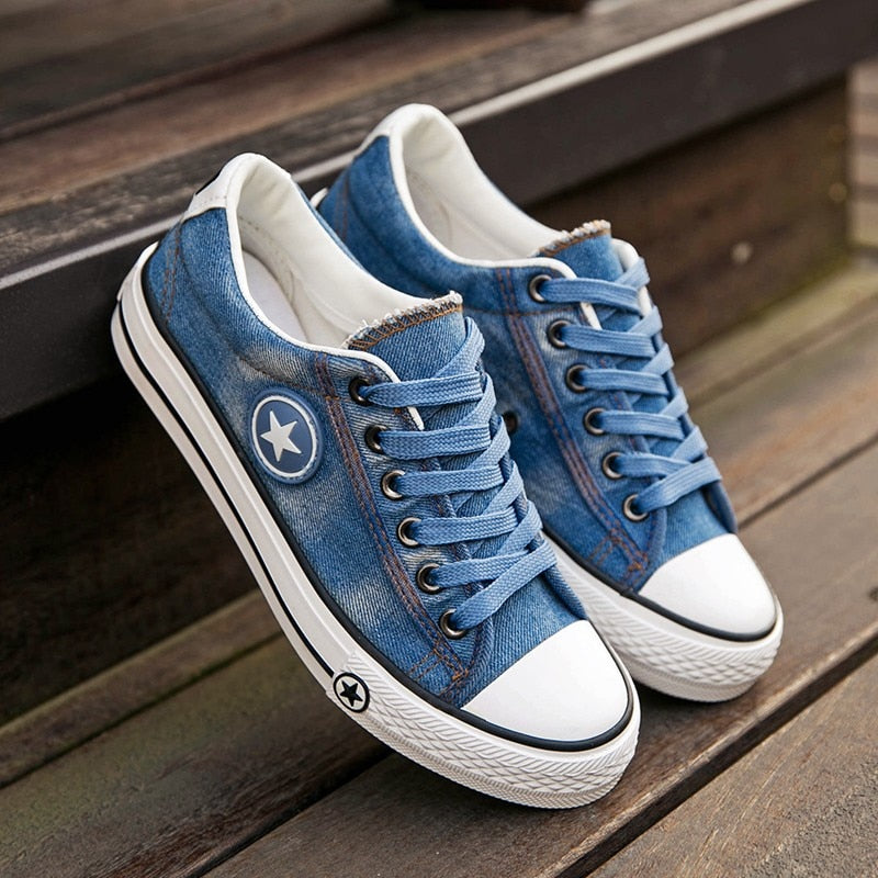 tênis all star jeans feminino