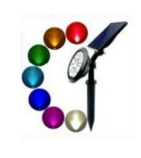 Lampara luz solar led RGB Decorativa WG -092