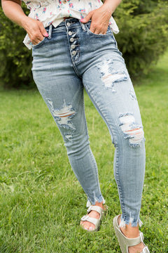 Ready on the Fly Judy Blue Skinny Jeans