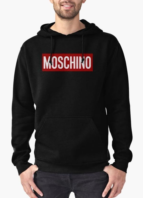 moschino red hoodie