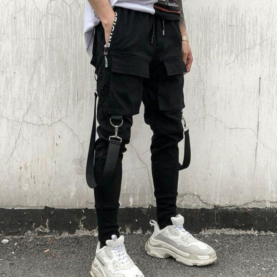 strapped joggers