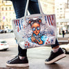 Fashion tote back carried through a city street | Pakapalooza