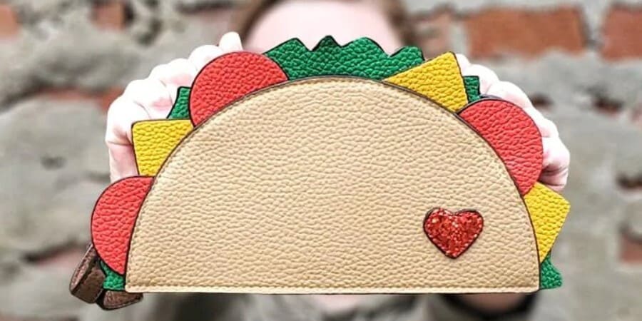 Taco Wristlet being held up by girl | Pakapalooza