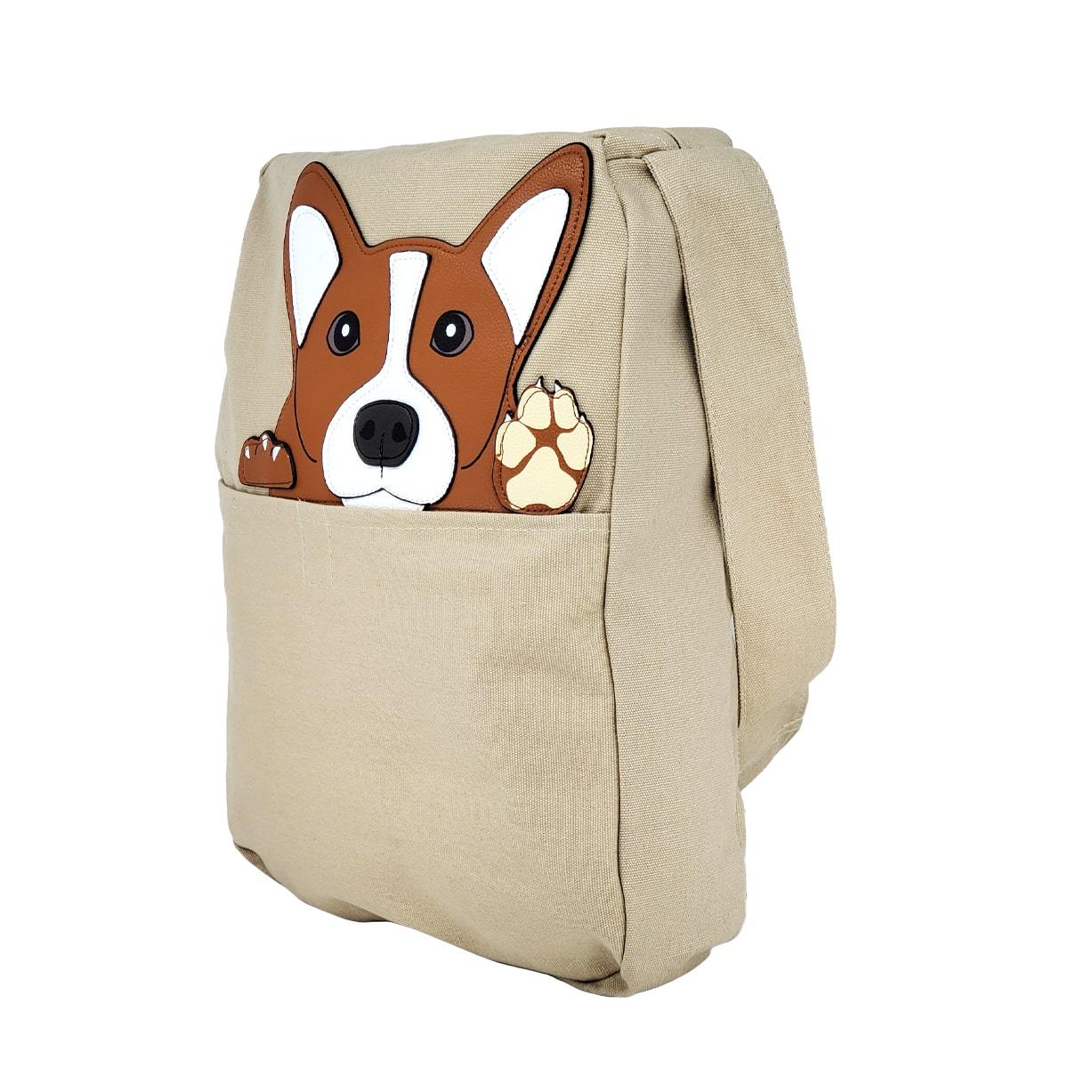 Corgi Messenger Bag - Women's Dog Satchel - Pakapalooza
