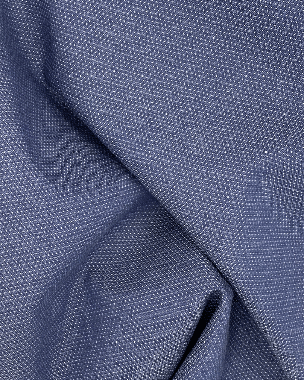 100% Cotton Chambray Denim Fabric Navy Summer Lightweight