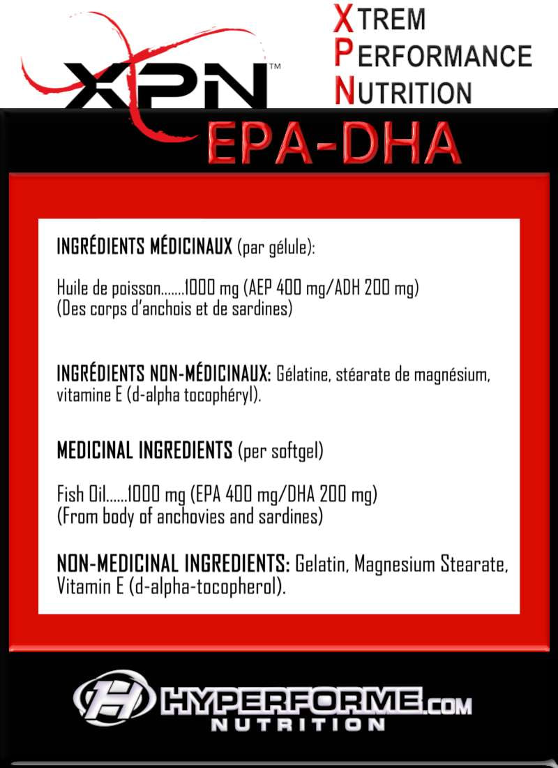 XPN EPA-DHA - 240 Caps - XPN - Hyperforme.com