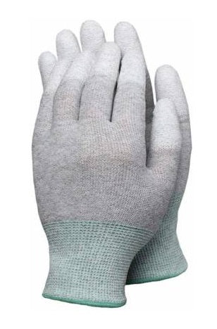 ESD Safety Products - Gloves with PU Coated Fingertip