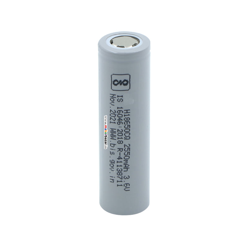 [Premium] Lithium-Ion 18650 Rechargeable Cell 3.7V 2550mAh