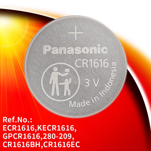 Panasonic CR1632-6 CR1632 3V Lithium Coin Battery (Pack of 6)