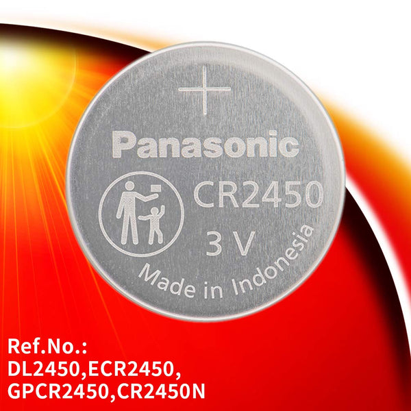 Panasonic CR2025-6 CR2025 3V Lithium Coin Battery (Pack of 6)