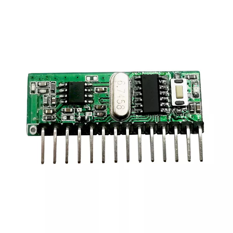 QIACHIP 433/315Mhz Wireless Receiver Learning Code 1527 Fixed code 2260 Decoding Module 8 Channel Output Learning Button electrical hand tools for 10 – 15 mins Integrated Caster Wheel Includes Sizes:T1 140×50x42mm Haptic Motor Driver 57789730